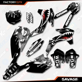 Gray Savage Camo Graphics Kit fits KTM 13-15 SX SXF XC XCF 125 200 250 300 450