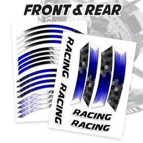 GB18 17'' Rim Wheel Stickers Decal Graphic Kit For Yamaha FZ07 MT-07 18-21 20 19