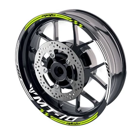 Green 17 inch Vinyl Wheel Sticker Decal GP02 For Yamaha MT10 18-21 20 19