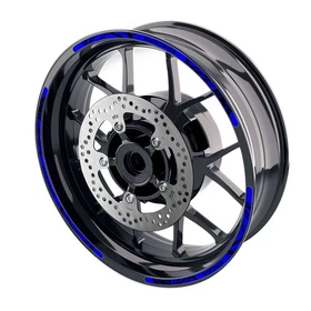 Blue WILD Wheel Sticker 17 inch Rim For Yamaha MT10 18 19 20 21
