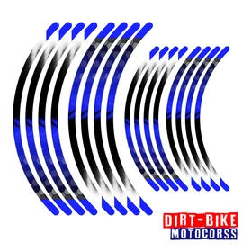 COMB01 Dirt Bike Wheel Rim Stickers For Yamaha YZ250FX YZ450FX 2016-2021
