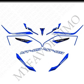 For Yamaha MT-09 MT09 MT 09 SP motorcycle fuel tank sticker decoration 2024 2025