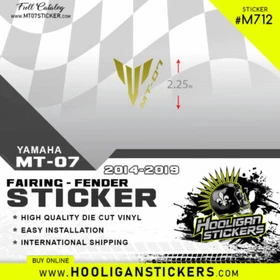 Yamaha MT-07 Fairing Sticker [M712]