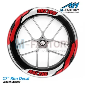 J07 17'' Rim Sticker Strip Tapes Vinyl Decal For Honda CBR600RR CBR650F CBR650R