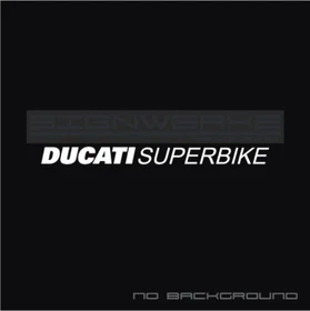 Ducati Superbike Decal sticker Euro italy 848 course evo 995 1299 Pair