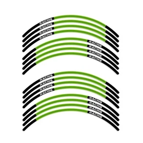 Green LINE 17 inch Edge Rim Sticker For Suzuki Bandit GSF 1250 14 15 16 17 18