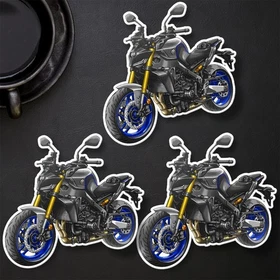 Yamaha MT-09 2024-2025 Stickers - Set of 3 Kiss-Cut Motorcycle Decals