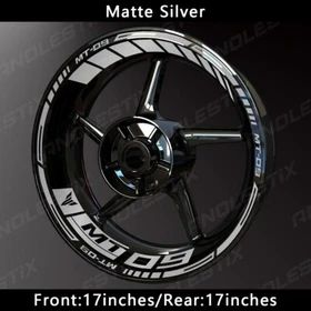 Reflective Motorcycle Wheel Sticker Rim Tape Decals Fits For YAMAHA MT09