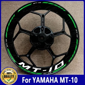 For YAMAHA MT-10 MT10 Motorcycle Hub Stickers Reflective Rim Decal Decorative