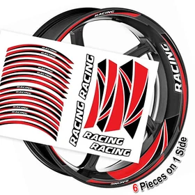 Red Rim Wheel Sticker Decals 17 inch For Yamaha FZ10 MT-10 18-21 20 19