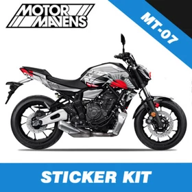 For 2021-2023 Yamaha MT-07 MT07 Full Body Fairing Decal Sticker Graphics Kit