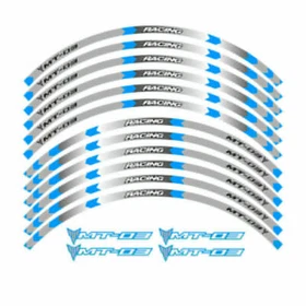 MOTORCYCLE RIM "17 STRIPES WHEEL DECALS TAPE STICKERS FOR YAMAHA MT03 MT-03