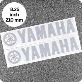 Yamaha REFLECTIVE White Decals R1 R6 MT07 MT09 Zuma UV Racing Graphics fz6r yzf