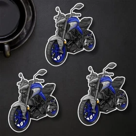 Yamaha MT-03 2020-2025 Stickers  - Set of 3 KissCut Decals for Riders