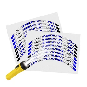 SH11 Red Reflective Wheel Sticker Tape For Suzuki SV 650X 19-20
