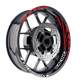 17" Stripes Rim Stickers TTIN For Yamaha YZF R6 FZS 600 MT10 YZF-R7