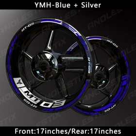 Reflective Motorcycle Wheel Sticker Rim Tape Decals Fits For YAMAHA MT03