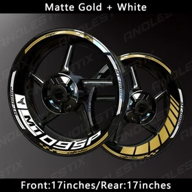 Reflective Motorcycle Wheel Sticker Rim Tape Decals Fits For YAMAHA MT09SP
