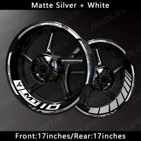 Reflective Motorcycle Wheel Sticker Rim Tape Decals Fits For YAMAHA MT10