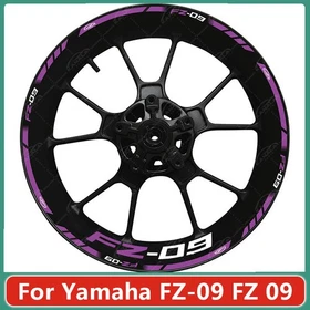 17 Inch Motorcycle Wheel Hub Decal Decoration sticker For Yamaha FZ-09 FZ 09