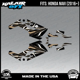 Graphics Kit for HONDA NAVI (2016-2023) Prime - TAN