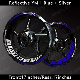 Reflective Motorcycle Wheel Sticker Rim Tape Decals Fits For YAMAHA MT09SP