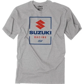 Factory Effex Suzuki Victory Tee, Heather Grey