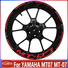2025 New 17" Motorcycle wheel decals rim stickers set For YAMAHA MT07 MT-07