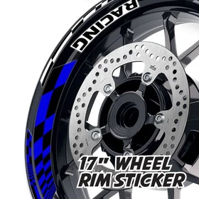 White Wheel Decal Stickers 17" FUR For Kawasaki Z400 19-21