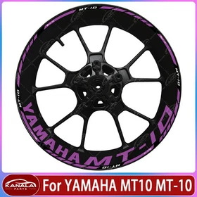 For YAMAHA MT10 MT-10 17inch Motorcycle Wheel Rim Reflective Decal Sticker New