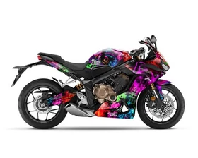 Complete Graphic Kit Decal Sticker "Purge" For Honda CBR650R 2019-2022