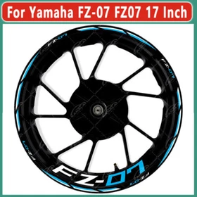 New Motorcycle Rims waterproof reflection decal For Yamaha FZ-07 FZ07 17 Inch