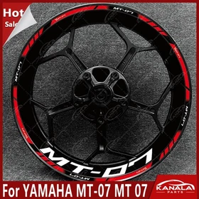 For YAMAHA MT-07 MT 07 Motorcycle 17inch wheel decals rim stickers stripes New