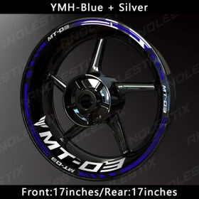 Reflective Motorcycle Wheel Sticker Rim Tape Decals Fits For YAMAHA MT03