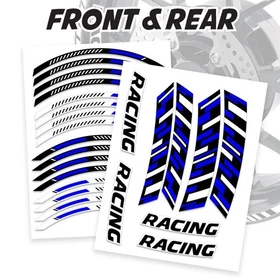 FC66 17'' Rim Wheel Stickers Decal Graphic Kit For Yamaha FZ07 MT-07 18-21 20 19
