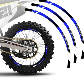Orange Dirt Bike MX Wheel Rim Sticker A01B For Kawasaki KLX 300R 25 24 23 22 21