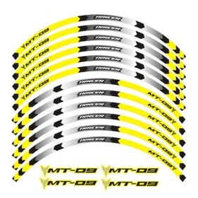 FIT FOR YAMAHA MT-09 TRACER MOTORCYCLE RIM STRIPES WHEEL DECALS TAPE STICKERS