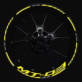 For Yamaha MT-03 MT03 17 in Wheel Hub Rim Decorative Decal Reflective StickerNEW