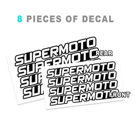 Supermoto Bike Stylish Rim Sticker Tape Decal Strip For HONDA XR 250SM 2003-2005