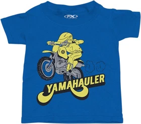 Factory Effex Yamaha Hauler Toddler Short Sleeve Shirt Royal Blue