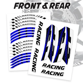 GP09 Wheel Rim Sticker Set For Suzuki TL 1000 R / S SV 650X Katana GSX 600F