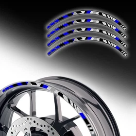 Yellow 17" Rim Reflective Wheel Stickers SH28 For Yamaha MT03 18 19 20