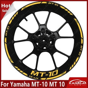 For Yamaha MT-10 MT 10 Motorcycle Accessories wheel decals rim stickers stripe