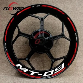 Wheel Hub Rim Decorative Decal Reflective Sticker For Yamaha MT-09 MT09 MT 09