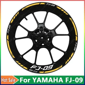 For YAMAHA FJ-09 17"Motorcycle Reflective Wheel Rim Sticker Stripe Decal New