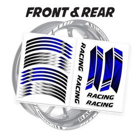 Red 17 inch Wheel Sticker Decal AX2 For Suzuki Bandit GSF 1250 07-18 17 16 15