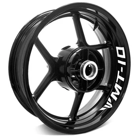 White Stripe Decal Wheel Stickers For Yamaha MT10 24 23 22 21 18-24