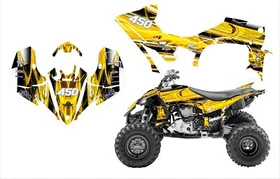 2014 - 2025 Yamaha YFZ 450R 450SE graphics wrap kit 24 mil racing vinyl #2001RED