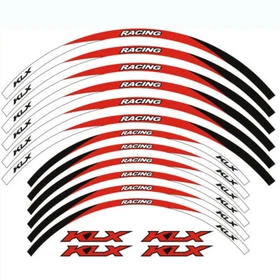 21" 18" RIM STRIPES WHEEL STICKERS FOR KAWASAKI KLX 400R 2003-2005 400 2000-2016