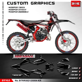 Dirtbike Sticker Motorcycle Graphic for BETA RR 50 Race 2021 2022 2023 2024 2025